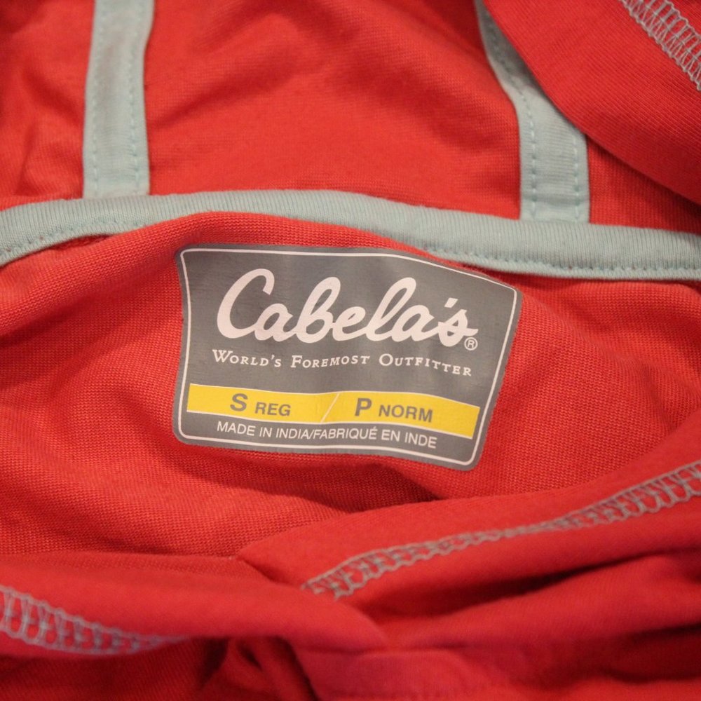 SM Pink Cabela's Hooded Shirt - Picture 3 of 8